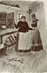 Illustration von Finzgarjevs Gedicht Triglav